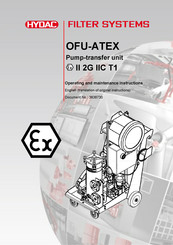 HYDAC FILTER SYSTEMS OFU-10-P-2-N-2-B-05-B/- Operating And Maintenance Instructions Manual