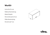 VITRA WorKit Instructions For Use Manual