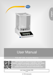 PCE Health and Fitness PCE-ABT 220L User Manual