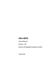 Kontron Embedded Computers JRex-IBOX User Manual
