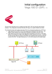 VegaStream Vega 100 E1 Manual