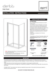 April identiti Side Panel Installation Instructions Manual