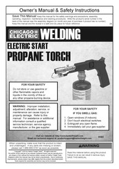 Chicago Electric 91061 Owner's Manual & Safety Instructions