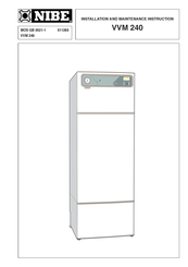 Nibe VVM 240 Installation And Maintenance  Instruction