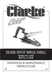 Clarke Air CAT68 Operation & Maintenance Instructions Manual