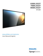 Philips 65BDL3552T User Manual