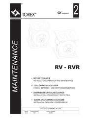 Torex RVR Installation, Operation And Maintenance Manual