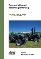 CARRARO COMPACT Vigneto Operator's Manual