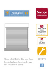 Garage Door Systems ThermaRoll 77 Installation Instructions Manual