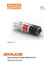EMUGE FRANKEN Softsynchro 6 Operating	 Instruction