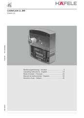 Häfele LockerLock LL 200 Operating Instructions Manual
