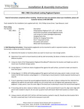 Triton DuraHook 990 Installation & Assembly Instructions