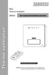 Zanussi ZBHC8 User Manual And Installation Instruction