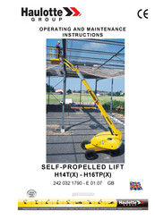 Haulotte Group H16TPX Operating And Maintenance Instructions Manual