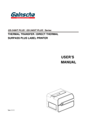 Gainscha GS-3405T PLUS Series User Manual
