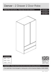 Denver 359/2807 Assembly Instructions Manual