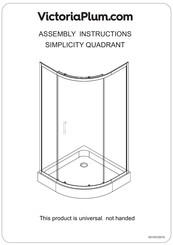 VictoriaPlum V6Q812 Assembly Instructions Manual