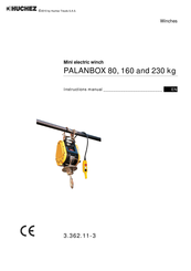 Huchez PALANBOX 80 Instruction Manual