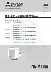 Mitsubishi Electric PU-P24VAKD Technical & Service Manual