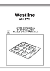 VESTEL Westline WGE 4 WH Operating And Installation Instructions