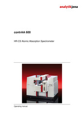 Analytik Jena contrAA 600 Operating Manual