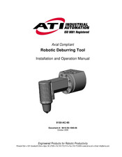 ATI Technologies Speedeburr 9150-AC-90 Installation And Operation Manual