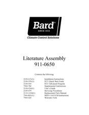 Bard W5RV2-R Literature Assembly
