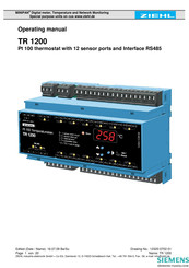 Siemens ZIEHL TR 1200 Operating Manual