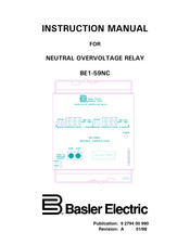 Basler BE1-59NC Instruction Manual