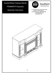 SEI FA9386R0TX-Espresso Assembly Instructions Manual