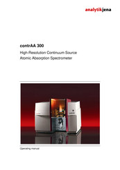 Analytic Jena contrAA 300 Operating Manual