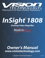 Vision Technology InSight 1808 Owner's Manual