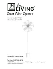 for Living 059-7303-0 Assembly Instructions Manual