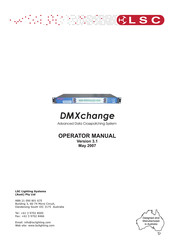 LSC DMXchange Operator's Manual