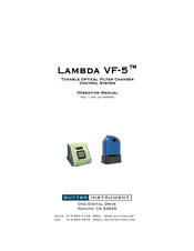 Sutter Lambda VF-5 Operation Manual
