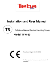 Teba TPW-23 Installation And User Manual
