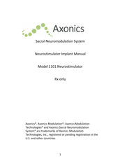 Axonics 1101 Manual