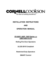CornellCookson FS-76EP Series Installation Instructions And Operation Manual