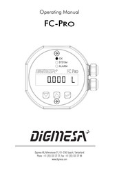 DIGMESA FC-PRO Operating Manual