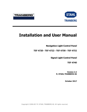 Stahl Tranberg TEF 4720 Installation And User Manual