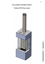 Thermocet Trimline 38 FS Pano mantle Placement Instructions