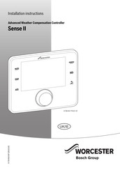 Bosch WORCESTER Sense II Installation Instructions Manual