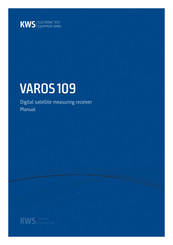 KWS VAROS109 Manual