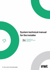 urmet domus IPerCom System Technical Manual