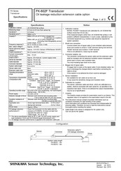 Shinkawa FK Series Quick Manual