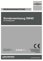 WALTERSCHEID SW40 Operating Manual