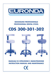 Euronda CDS 302 Instruction Manual And Maintenance