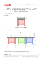 Isotra LARRA 30 Measurement And Assembly Manual