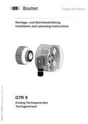 Baumer GTR9.16L/430 Installation And Operating Instructions Manual