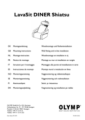Olymp LavaSit DINER Shiatsu Mounting Instructions